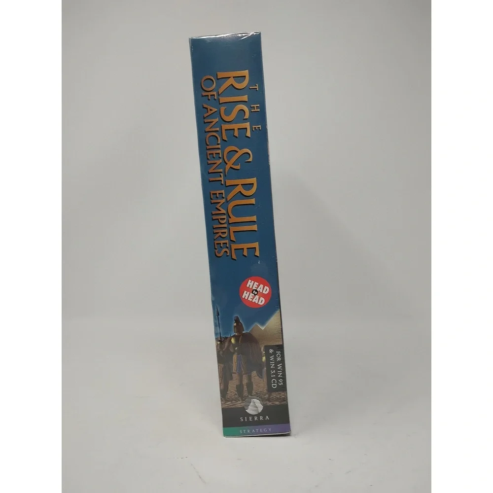 1996 Sierra The Rise & Rule of Ancient Empires PC Big Box Game Factory Sealed